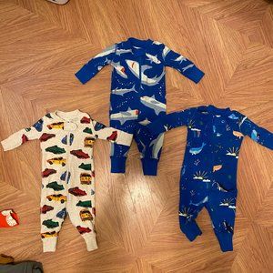 Hanna Andersson Pajama Bundle (3 pairs - size 0-3)